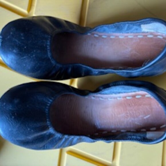 Tieks by Gavrieli Matte Black Ballet Flats, Size 11 - Picture 9 of 13
